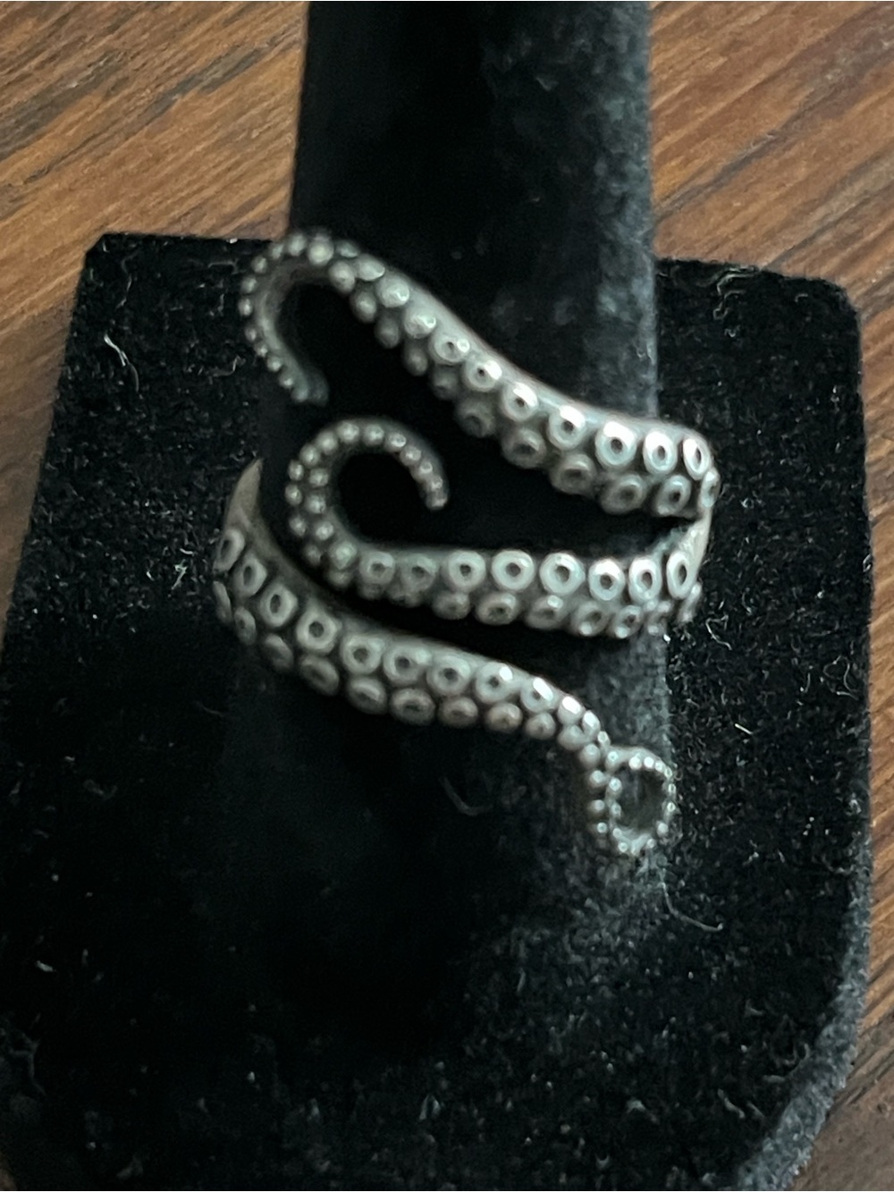Octopus Tentacle Bypass Ring - 925